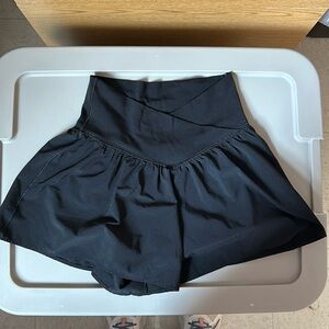 Aerie Crossover Shorts. Spandex on inside